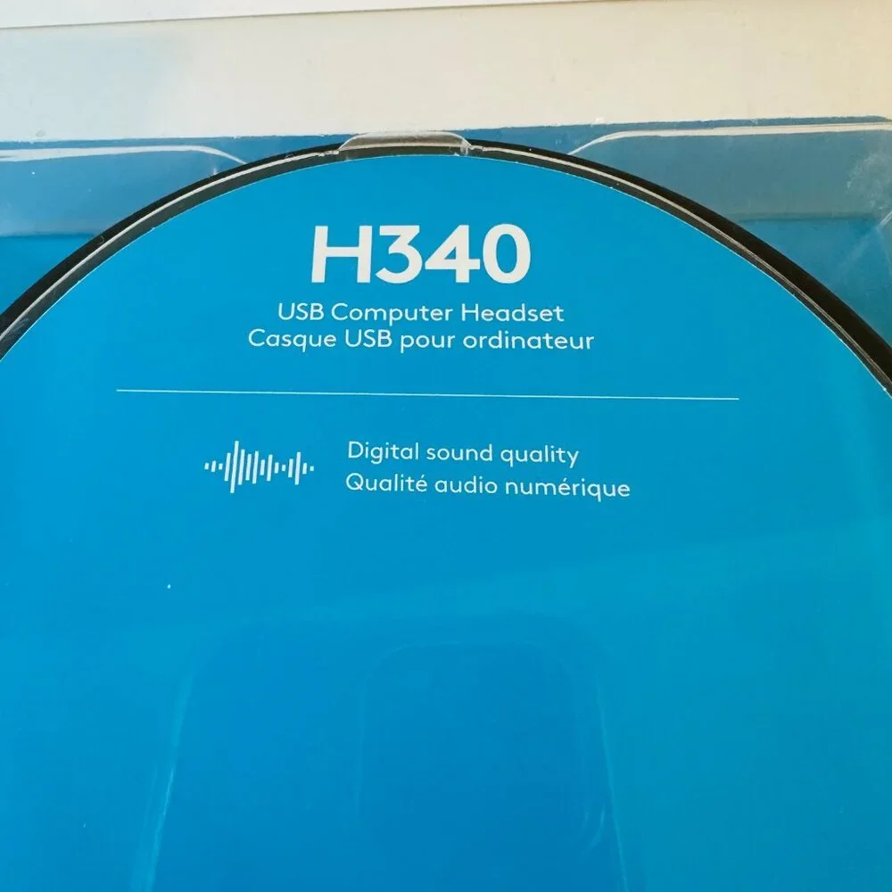 Logitech H340 USB Computer Headset Digital Sound Quality - Picture 2 of 7
